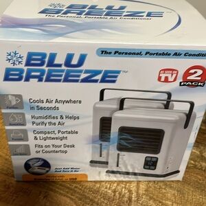 Blu Breeze Portable Air Conditioner 2-Pack new in box